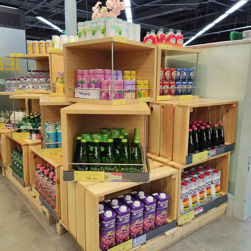 Beverage Display Rack