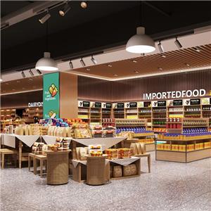 Optimierte Produktpräsentation mit Supermarkt-Präsentationsständern