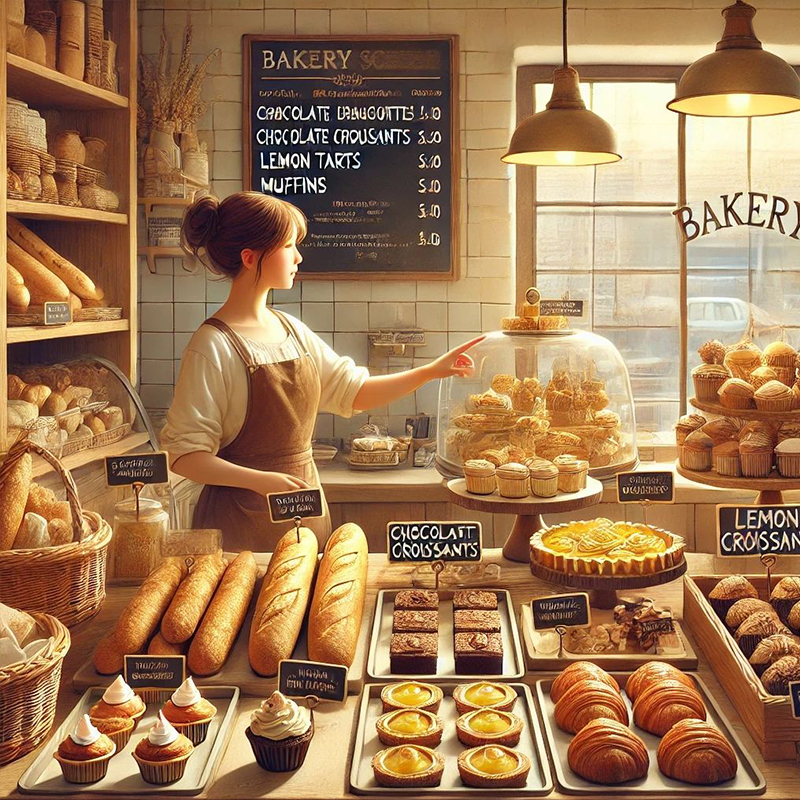 bakery display racks