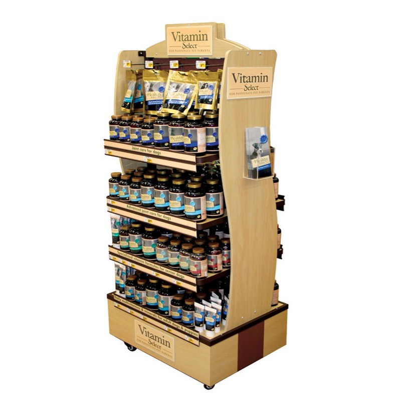 Vaccine display racks