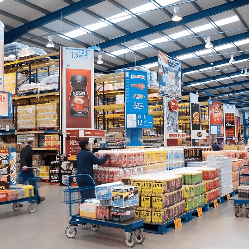 food display racks