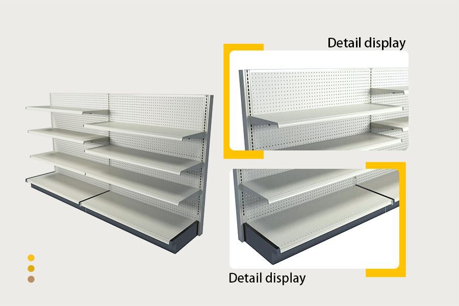 Customizable Gondola Shelving Display for Retail Stores Manufacturers, Customizable Gondola Shelving Display for Retail Stores Factory, Supply Customizable Gondola Shelving Display for Retail Stores Retail Solution