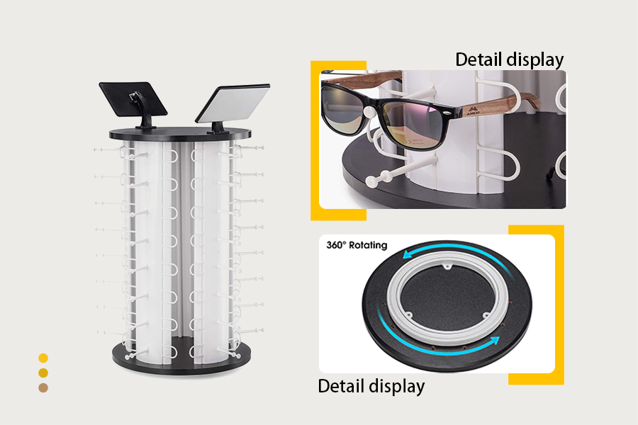 Eyewear Storage Rotating Glasses Display Stand Manufacturers, Eyewear Storage Rotating Glasses Display Stand Factory, Supply Eyewear Storage Rotating Glasses Display Stand Retail Solution