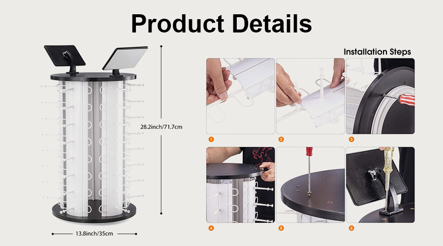 Eyewear Storage Rotating Glasses Display Stand Manufacturers, Eyewear Storage Rotating Glasses Display Stand Factory, Supply Eyewear Storage Rotating Glasses Display Stand Retail Solution