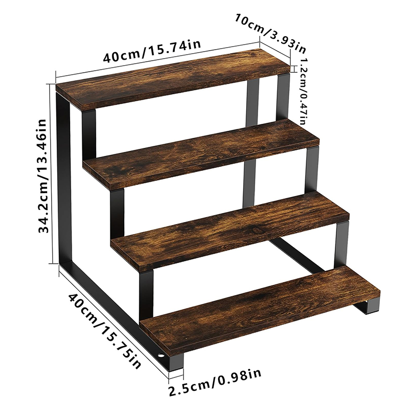 4-Tier Wooden Display Riser Stand Manufacturers, 4-Tier Wooden Display Riser Stand Factory, Supply 4-Tier Wooden Display Riser Stand Retail Solution