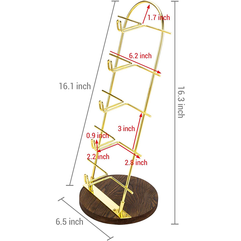 5-Tier Gold Metal Sunglasses Display Stand Manufacturers, 5-Tier Gold Metal Sunglasses Display Stand Factory, Supply 5-Tier Gold Metal Sunglasses Display Stand Retail Solution