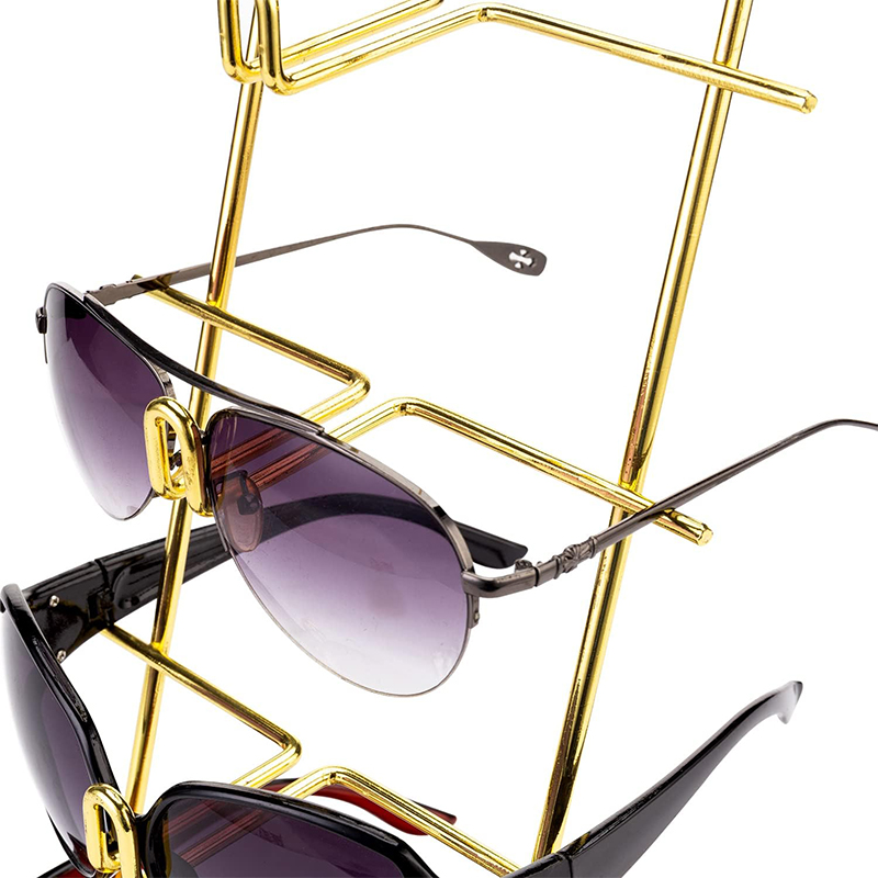 5-Tier Gold Metal Sunglasses Display Stand Manufacturers, 5-Tier Gold Metal Sunglasses Display Stand Factory, Supply 5-Tier Gold Metal Sunglasses Display Stand Retail Solution