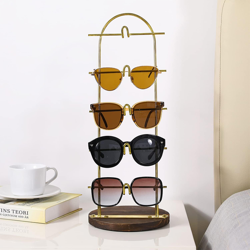 5-Tier Gold Metal Sunglasses Display Stand Manufacturers, 5-Tier Gold Metal Sunglasses Display Stand Factory, Supply 5-Tier Gold Metal Sunglasses Display Stand Retail Solution