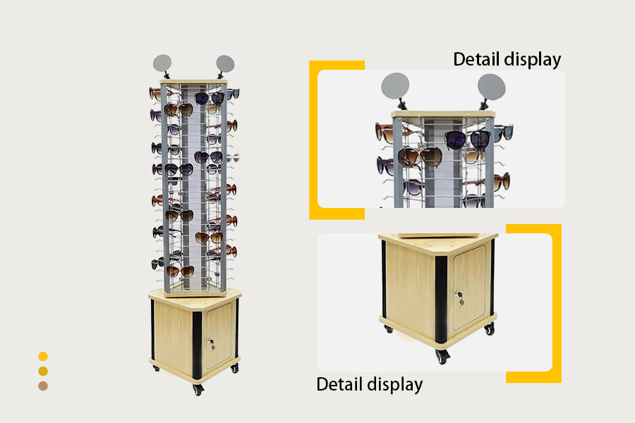 Rotating Floor Eyewear Display Stand Manufacturers, Rotating Floor Eyewear Display Stand Factory, Supply Rotating Floor Eyewear Display Stand Retail Solution