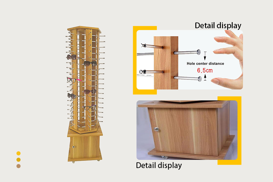 Modern Wooden Sunglasses Display Rack Manufacturers, Modern Wooden Sunglasses Display Rack Factory, Supply Modern Wooden Sunglasses Display Rack Retail Solution