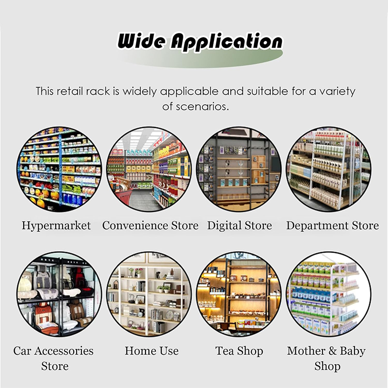 Freestanding 3-Layer Metal Supermarket Shelf Manufacturers, Freestanding 3-Layer Metal Supermarket Shelf Factory, Supply Freestanding 3-Layer Metal Supermarket Shelf Retail Solution