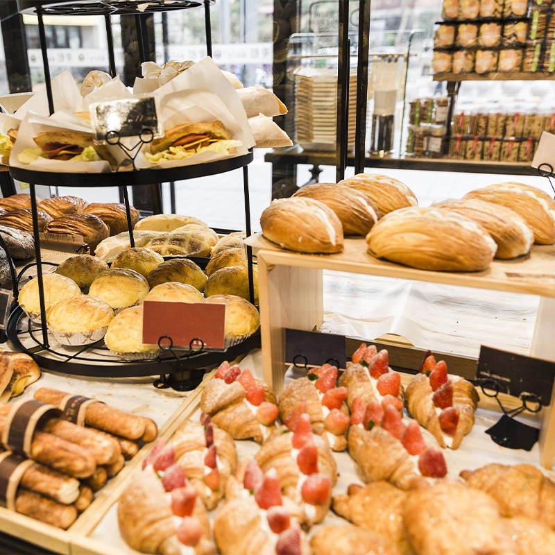 Bread display racks