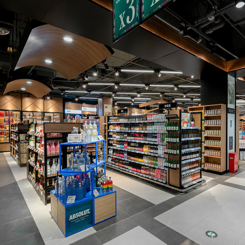 supermarket display racks