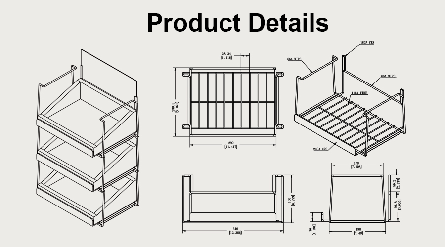 Bakery Basket Display Stand