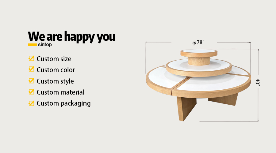 Retail fixture table