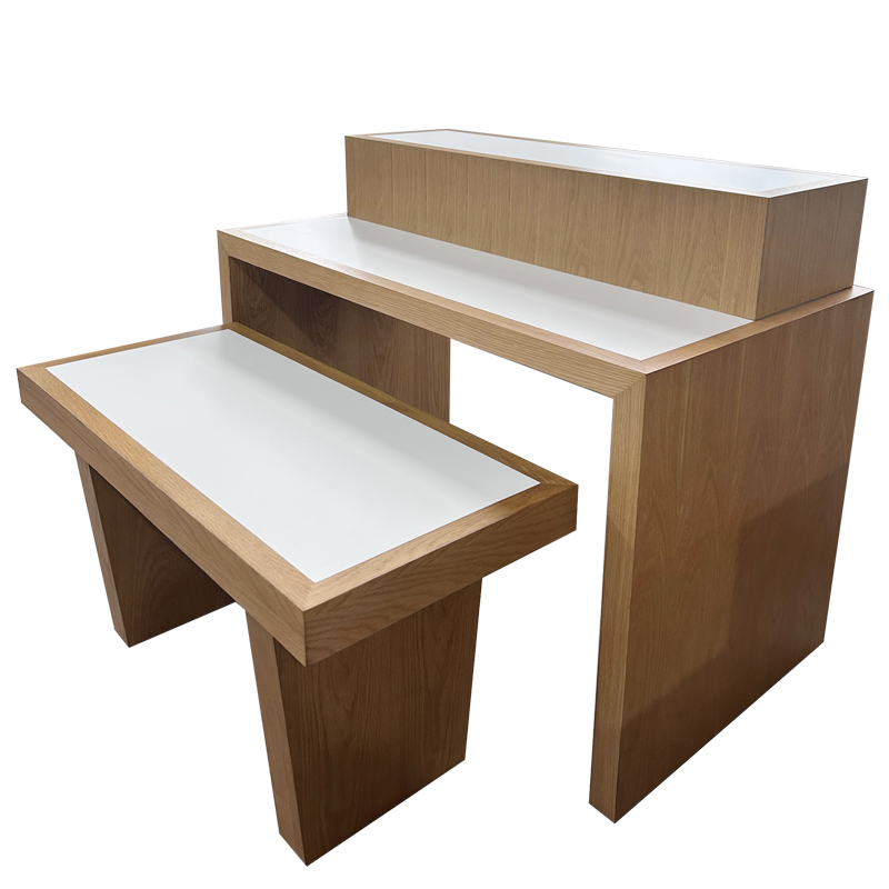 Retail Wooden Tiered Display Table