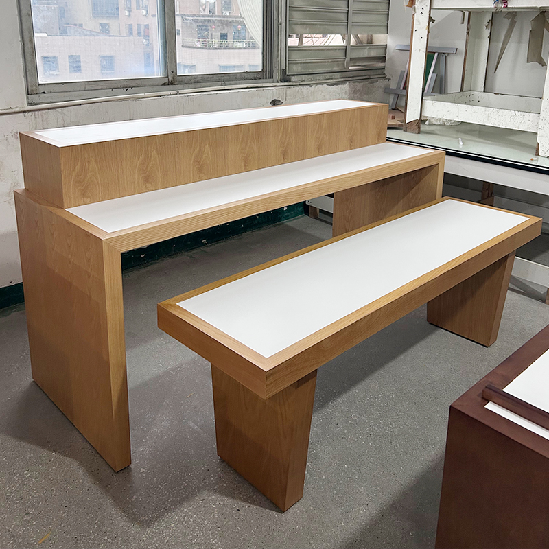 Retail Wooden Tiered Display Table Manufacturers, Retail Wooden Tiered Display Table Factory, Supply Retail Wooden Tiered Display Table Retail Solution