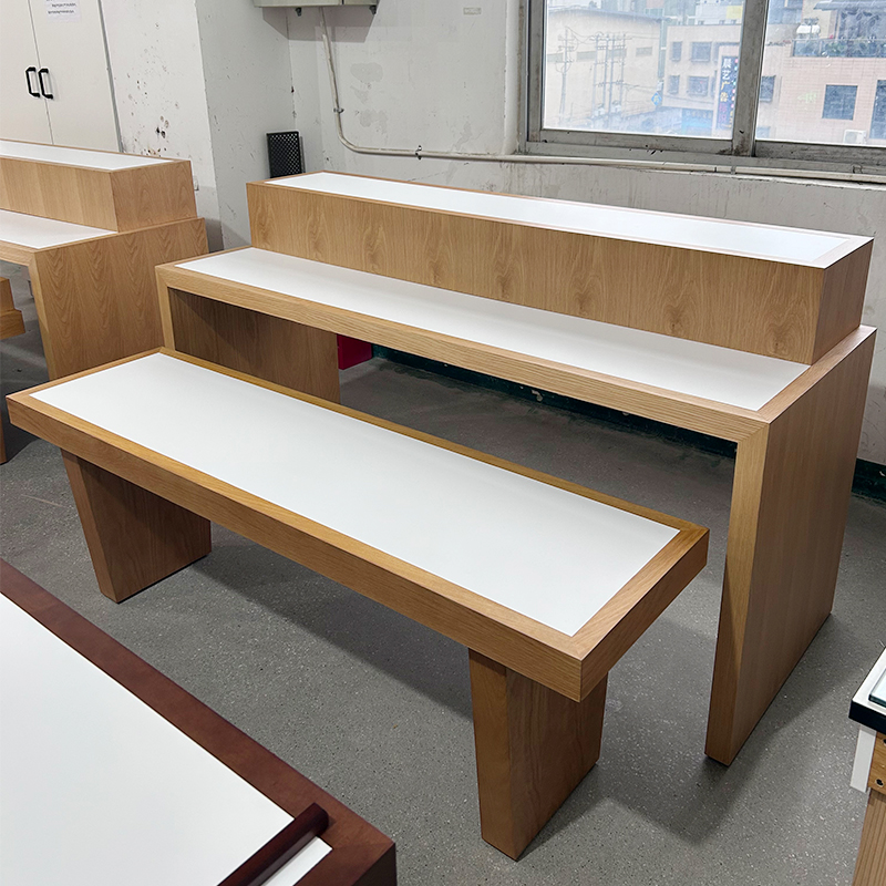 Retail Wooden Tiered Display Table Manufacturers, Retail Wooden Tiered Display Table Factory, Supply Retail Wooden Tiered Display Table Retail Solution