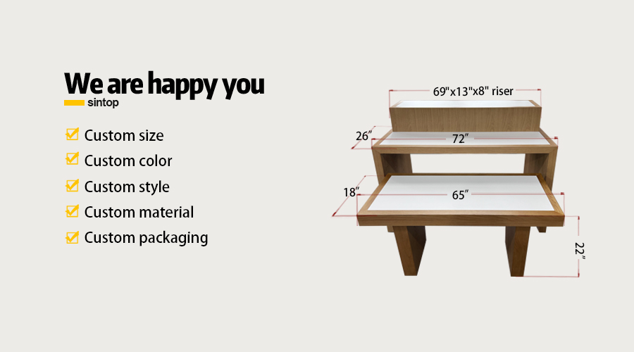 Wooden display table