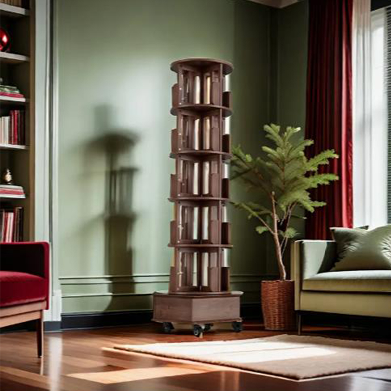 wooden bookcases