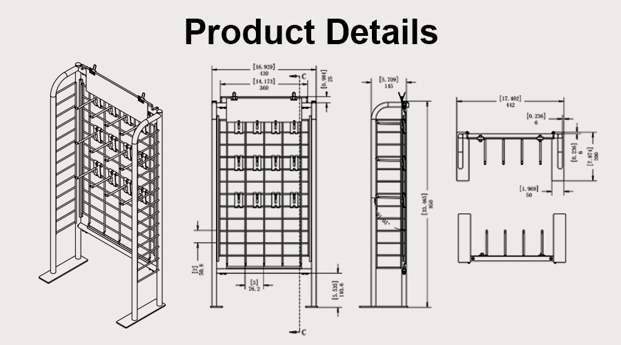 grid display rack