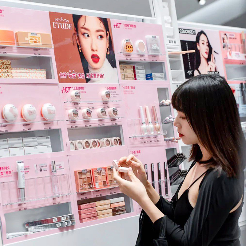 Beauty display cabinets