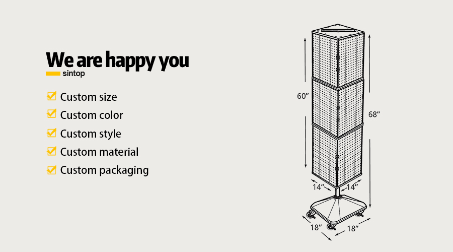 rotating display rack