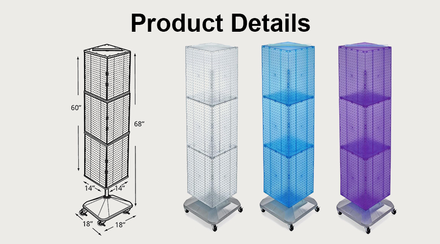 pegboard display stand