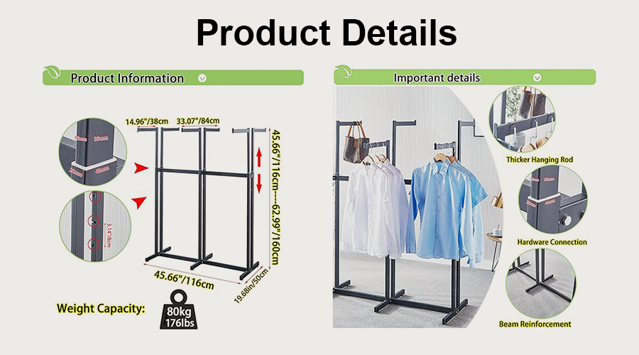 clothing display rack