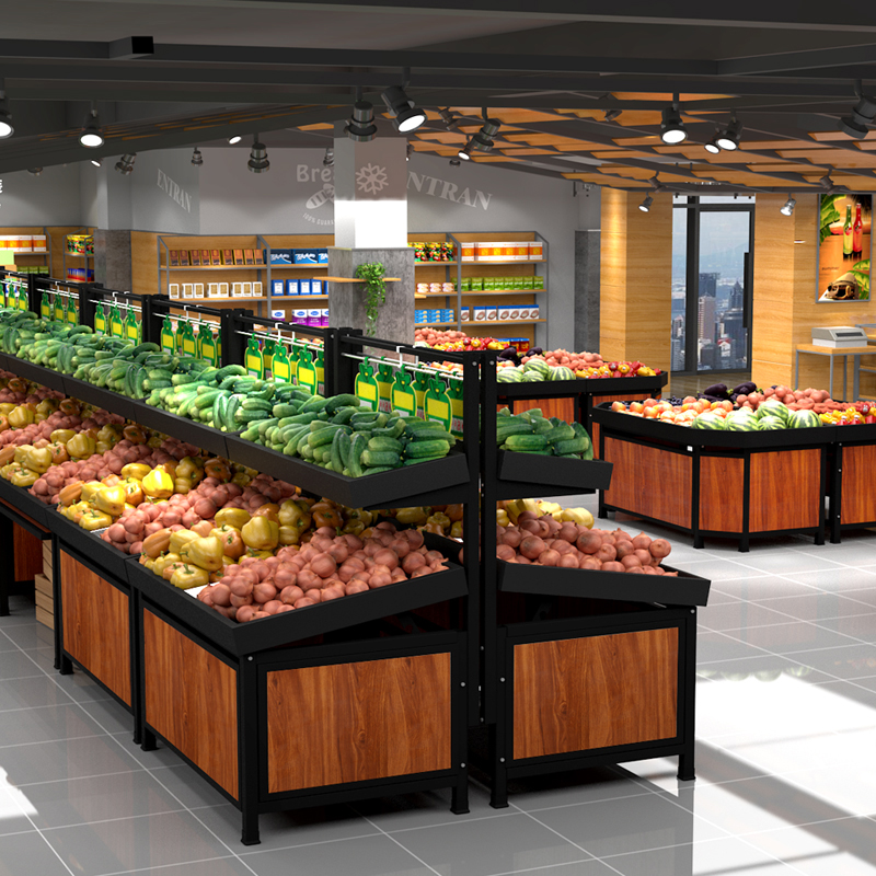 fresh produce displays