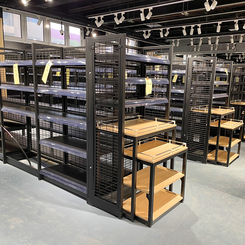 metal retail shelving