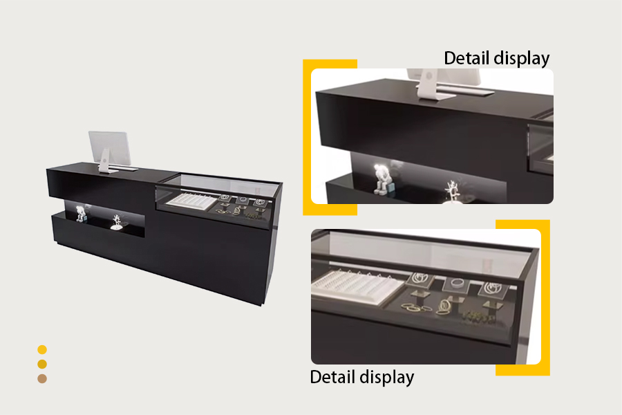 cash register display rack