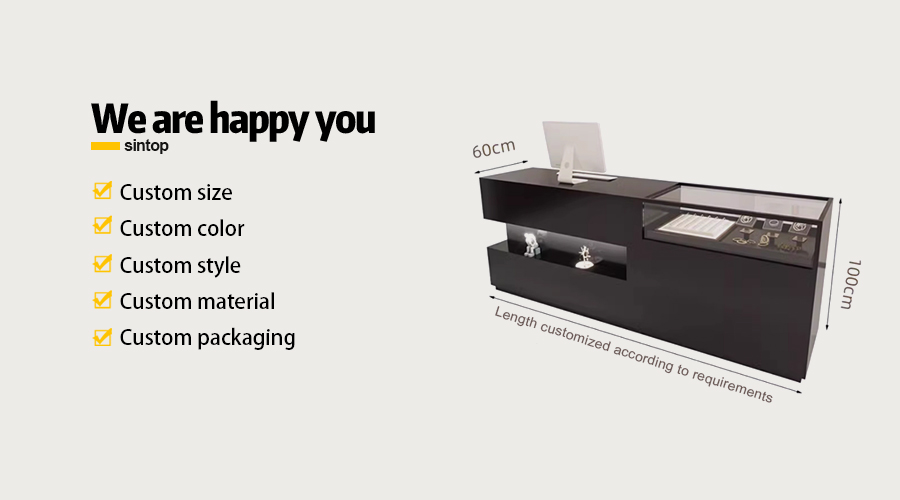 checkout counter shelf