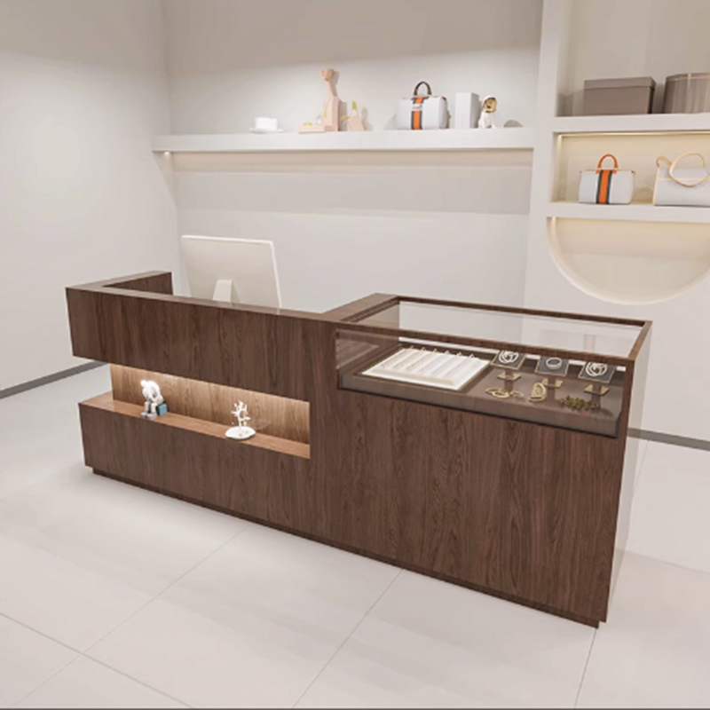 checkout counter shelf