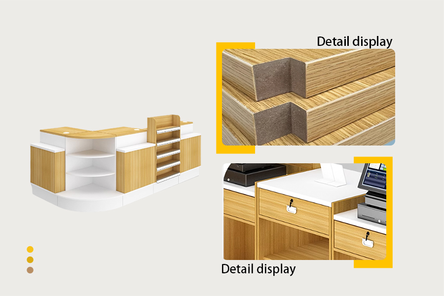 cash desk display rack
