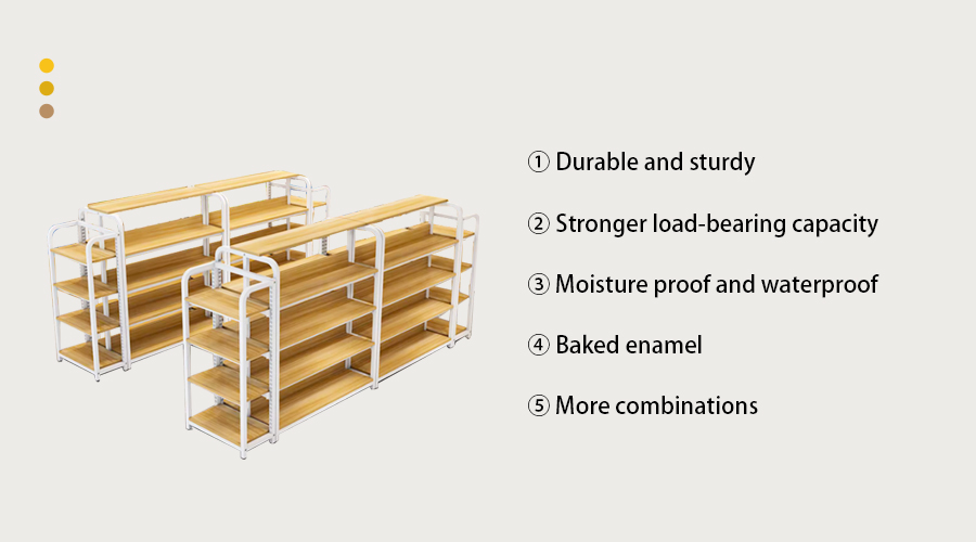 wooden display shelf
