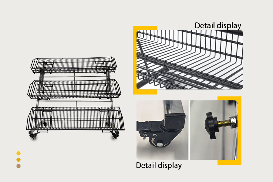 wire basket display