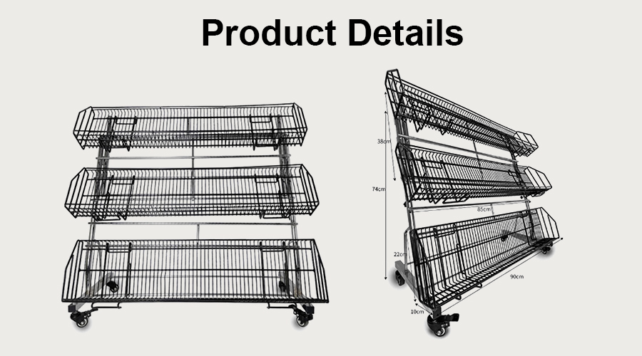 wire basket display