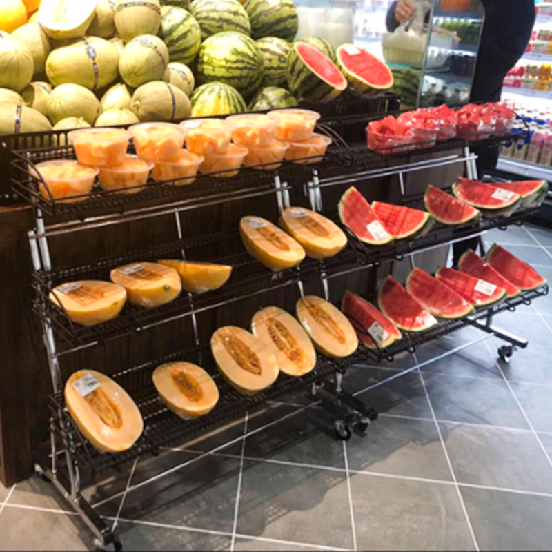 rolling display rack
