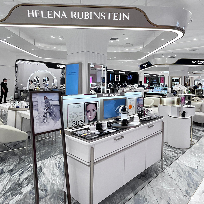 Retail cosmetics display