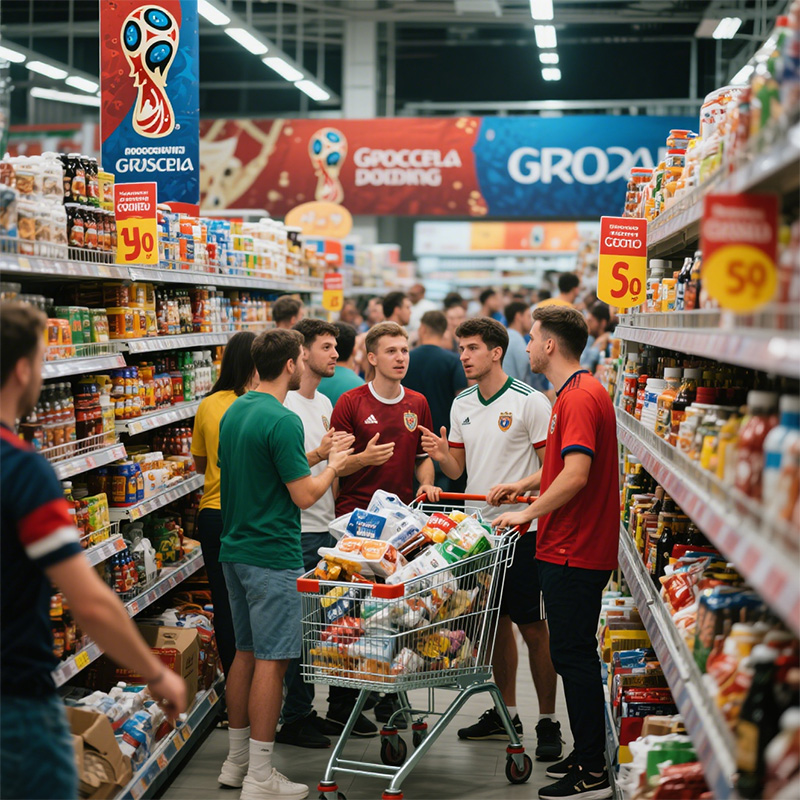 supermarket gondola shelving