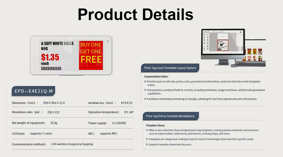 Electronic shelf labels for retail stores