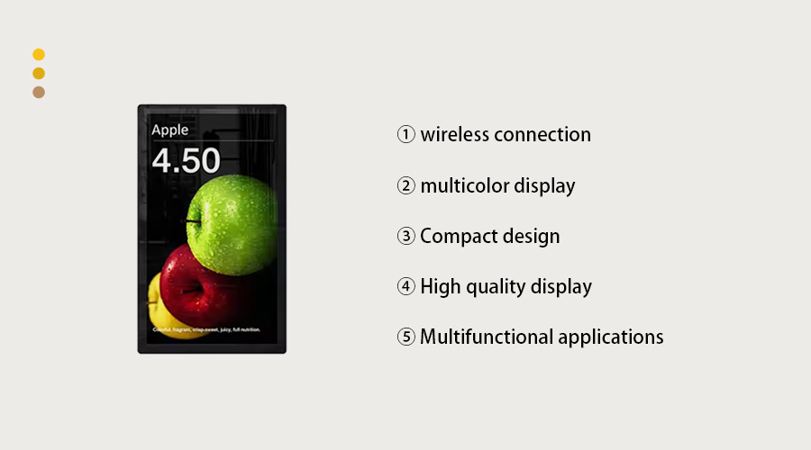 Ultra-thin digital signage for store racks
