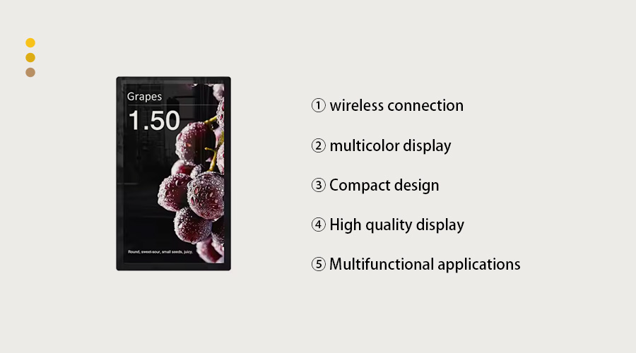 Ultra-thin digital signage for store racks