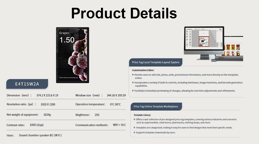 Dual-screen digital signage for retail display
