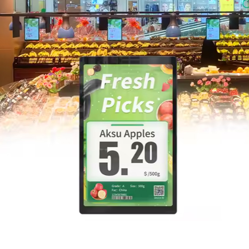 Tanda Harga Digital LCD 10.1-Inci Sintop