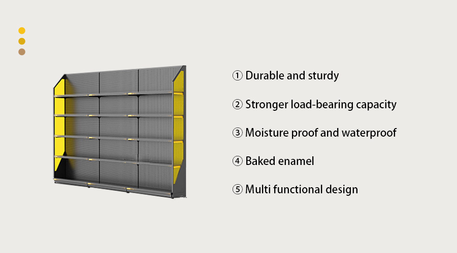 Multi-Tier Food Display Rack for Retail