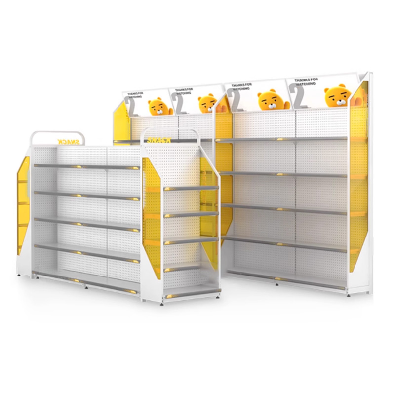 Metal Convenience Store Snack Display Rack with Shelves Manufacturers, Metal Convenience Store Snack Display Rack with Shelves Factory, Supply Metal Convenience Store Snack Display Rack with Shelves Retail Solution
