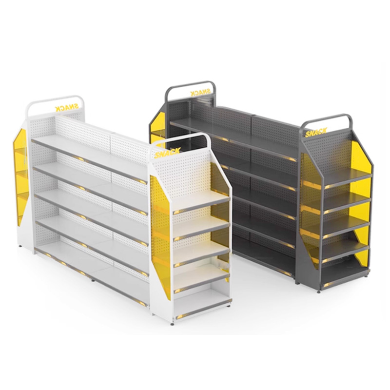 Metal Convenience Store Snack Display Rack with Shelves Manufacturers, Metal Convenience Store Snack Display Rack with Shelves Factory, Supply Metal Convenience Store Snack Display Rack with Shelves Retail Solution