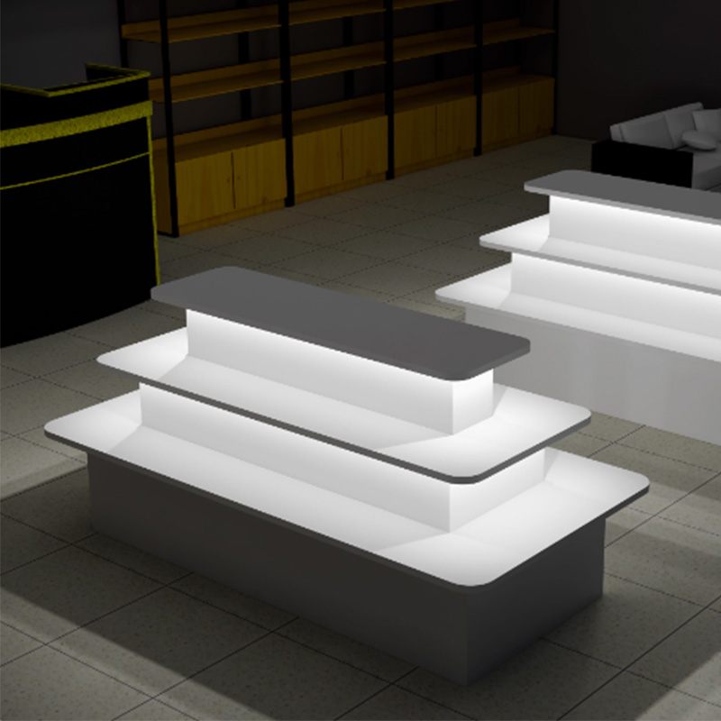 Modern Multi-Layer Island Display Table for Retail Stores Manufacturers, Modern Multi-Layer Island Display Table for Retail Stores Factory, Supply Modern Multi-Layer Island Display Table for Retail Stores Retail Solution